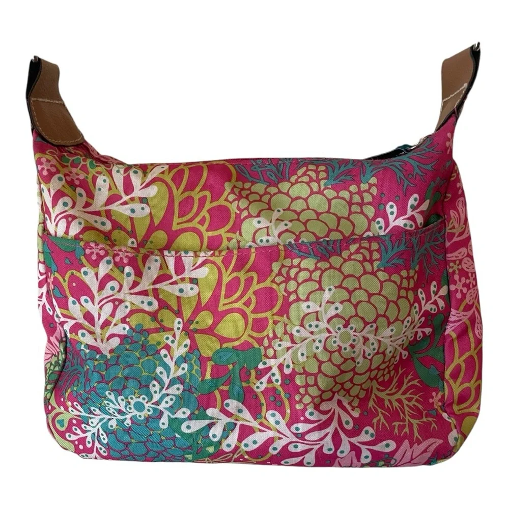 Lily Bloom Kathryn Classic Hobo Crossbody Floral Bag